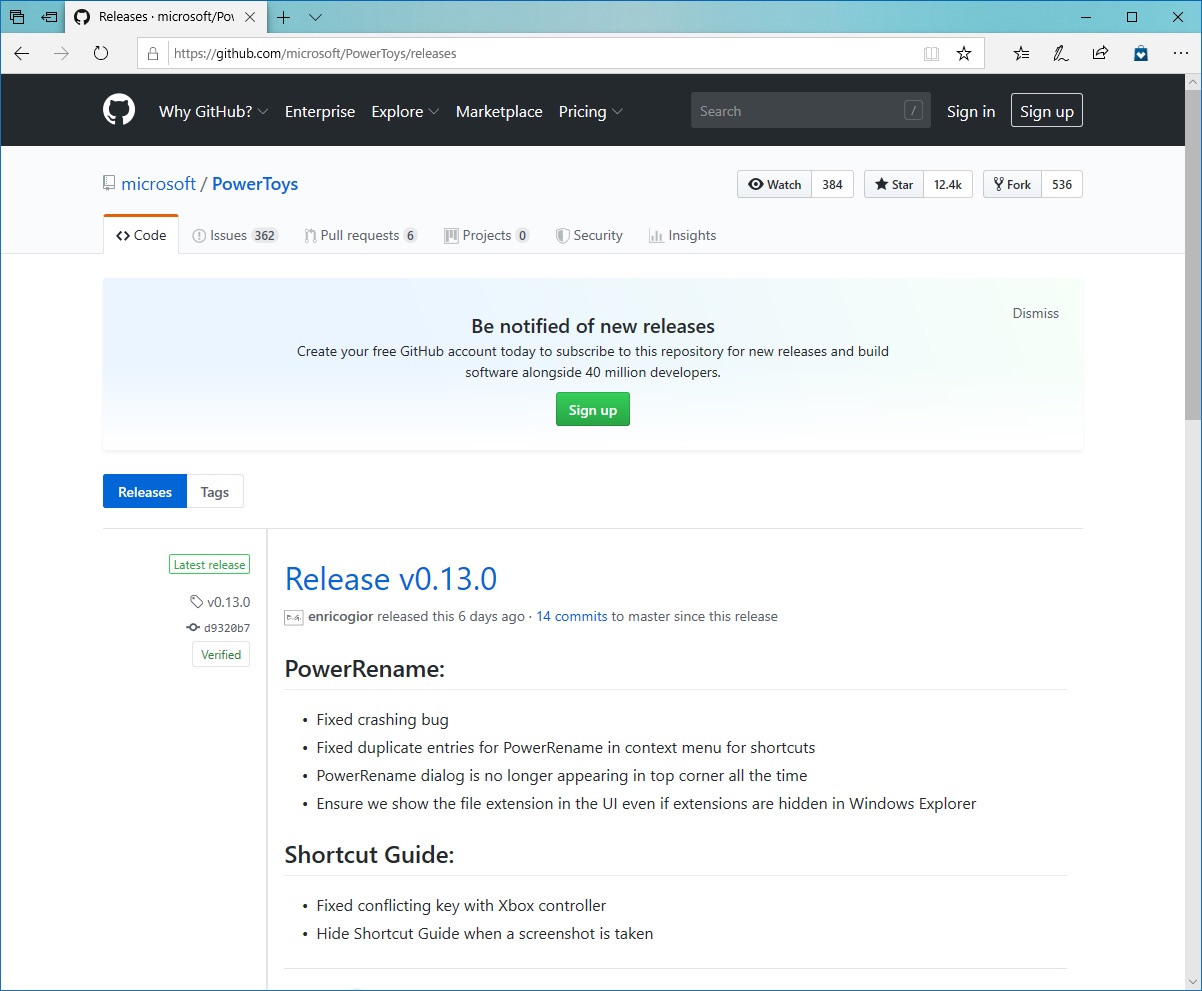 github powertoys